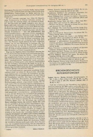 278-280 [Rezension] Luther, Martin, Werke