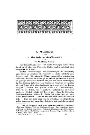Was bedeutet Intelligenz