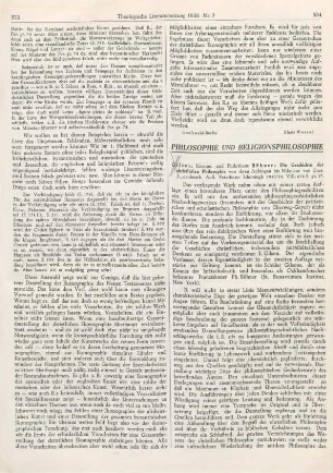 534-536 [Rezension] Gilson, Etienne, Die Geschichte der christlichen Philosophie