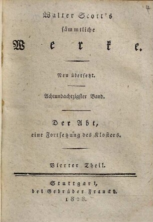 Der Abt : eine Fortsetzung des Klosters, 4