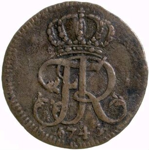 Münze, 1/48 Taler, 1743