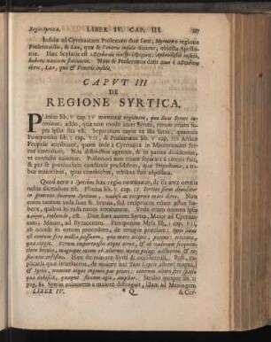 Caput III. De Regione Syrtica