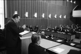 Haushaltsdebatte im Bürgersaal des Rathauses.