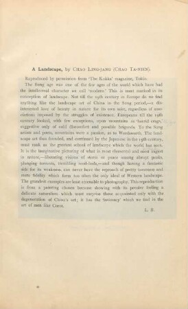 A Landscape, by Chao Ling-jang (Chao Ta-nien)