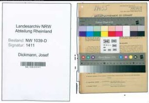 Entnazifizierung Josef Dickmann , geb. 25.06.1886 (Prokurist)