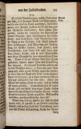 VII. Gottes Liebe.