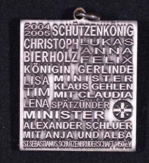Orden Schützenkönig Kaarst 2004/05 Christoph Bierholz