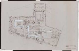 Pädagogische Hochschule, Duisburg Grünflächen: Lageplan mit Gartenplan 1:500