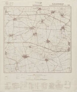 3834 Gr. Rodensleben, Topographische Karte 1:25000 (4cm - Karte)