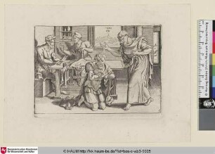 [Hananias tauft Saul; Saul is baptized by Ananias]
