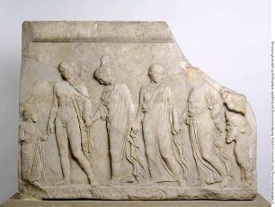 Weihrelief für Hermes und die Nymphen