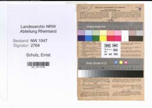 Entnazifizierung Ernst Schulz , geb. 06.05.1912 (Beamter)