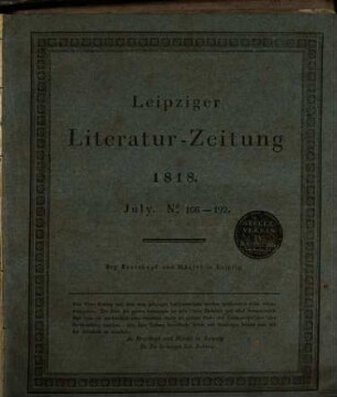Leipziger Literaturzeitung. 1818,2, 1818,2