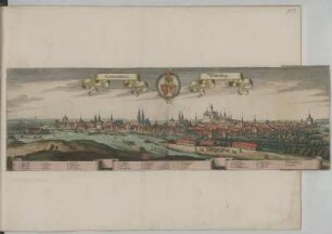Ansicht von Nürnberg, Kupferstich, 1648 : Norenberga = Nürnberg / [Stecher Matthaeus Merian]. - [Franckfurt] : [Matthaeus Merian], [1648]. - 1 Kunstbl. : Kupferstich ; 62,3 x 19,8