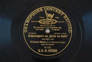 Verleumdungsarie aus "Barbier von Sevilla" / [G. Rossini]