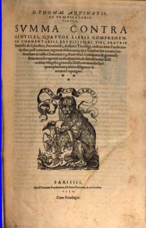 Aurea summa contra gentiles