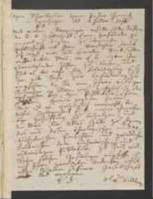 Brief von Johann Jacob Kohlhaas an Johann Hieronymus Chemnitz