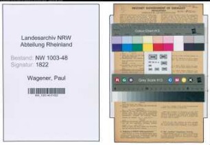 Entnazifizierung Paul Wagener , geb. 12.11.1921 (Fabrikant)