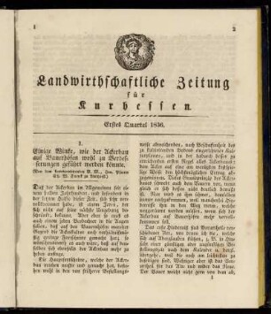 Erstes Quartal 1836