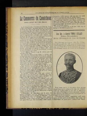 Le Commerce du Caoutchouc Dans L'Etat de Para (Brésil)