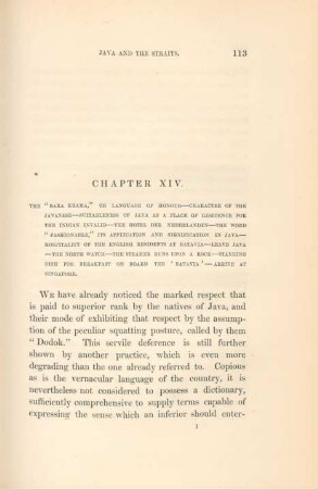 Chapter XIV. The "Bara Krama", or language of honour ...