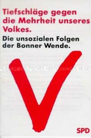 Propagandaschrift der SPD zur Bundestagswahl 1987