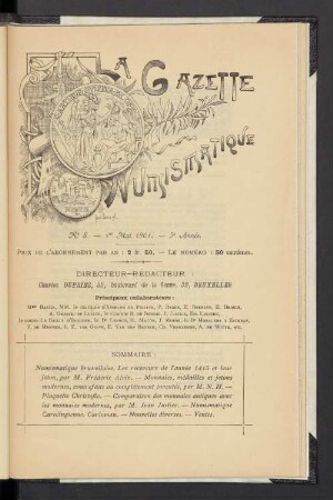 N° 8. — 1er Mai 1901. — 5e Année