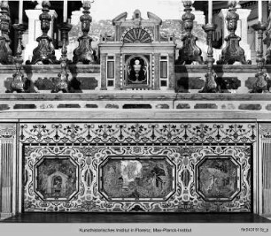 Paliotto in Pietra dura mit Szenen vom Heiligen Franziskus