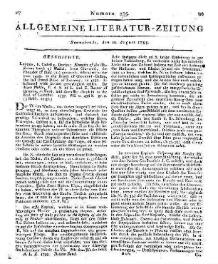Nachrichten von dem Leben und den Schriften jetztlebender teutscher Ärzte, Wundärzte, Thierärzte, Apotheker und Naturforscher. Bd. 1. Hrsg. v. J. K. P. Elwert. Hildesheim: Gerstenberg [1799]