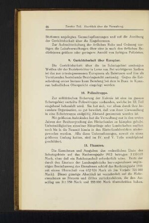 9. Gerichtsbarkeit über Europäer.