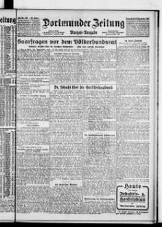 Dortmunder Zeitung. 1874-1939