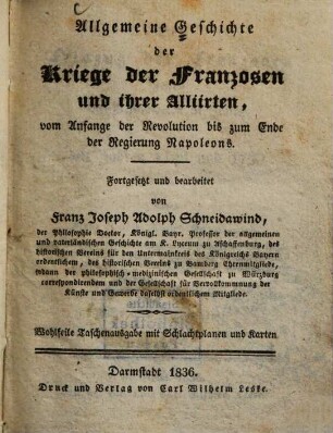 Der Feldzug der Franzosen gegen die Verbündeten in Italien in den Jahren 1798 und 1799, 3