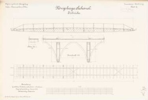 Königsberger Seekanal Eisbrücke: Schnitte 1:50, 1:10