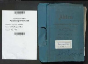 Baldus; Paul, Bergreferendar; Prüfungs- u. Personalakten Band 1