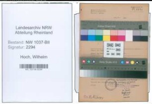 Entnazifizierung Wilhelm Hoch , geb. 25.05.1909 (Sparkassenangestellter)