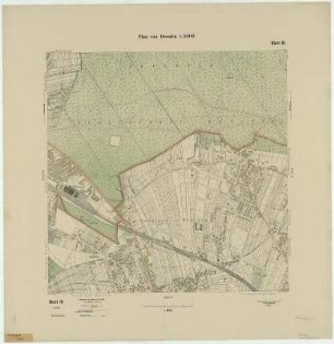 10 : [Dresden Trachau, Kaditz, Pieschen, Hellerberge, Trachenberge, Radebeul], 1911 : 10 : [Dresden Trachau, Kaditz, Pieschen, Hellerberge, Trachenberge, Radebeul]. - 5. Aufl. - 1:5 000. - [Dresden] : Stadtvermessungsamt , 1911. - 1 Kt. : mehrfarb.