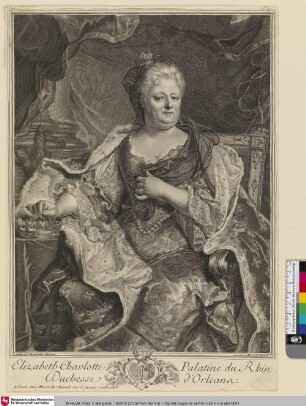 Elisabeth Charlotte Palatine du Rhin Duchesse d'Orleans