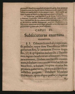 Caput IV. Subsecuturas enarrans mutationes.