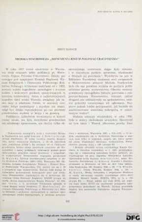 12: Michała Stachowicza "Monumenta Regum Poloniae Cracoviensia"