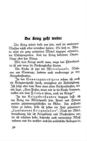 Der Krieg geht weiter