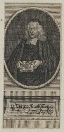 Bildnis des Philipp Jacob Spener