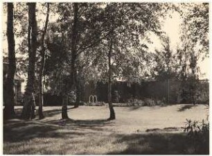 Garten Schmitt, Reichenberg: Blick auf Schwimmbecken