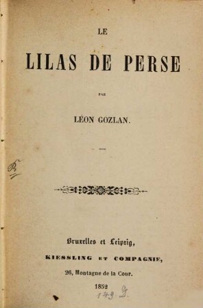 Le lias de Perse