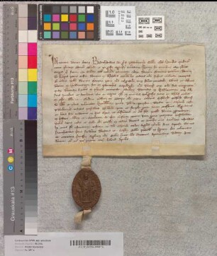 Bischof Bernhard von Paderborn eignet obigen Zehnten im Kirchspiel Stapellaghe dem Kloster Marienfeld.