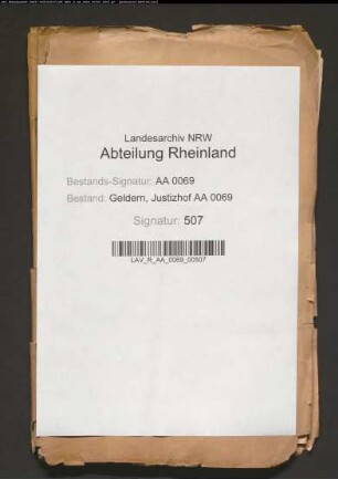 Eingesessene zu Nieukerk gegen Kloster Mariensande bei Straelen wegen der Fischerei in der Kleinen Niers