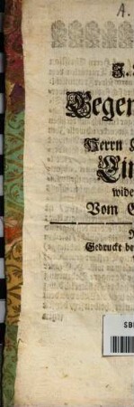 J. L. Praschens Kurtze Gegen Antwort, auf Herrn Christian Thomas Einwürffe, wider seine Schrifft, Vom Gesetz der Liebe