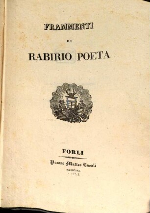 Frammenti