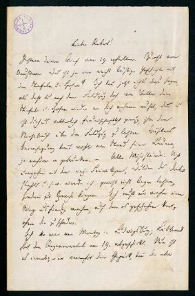 Brief vom 24. November 1870