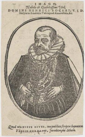 Bildnis des Henricus Bocerus