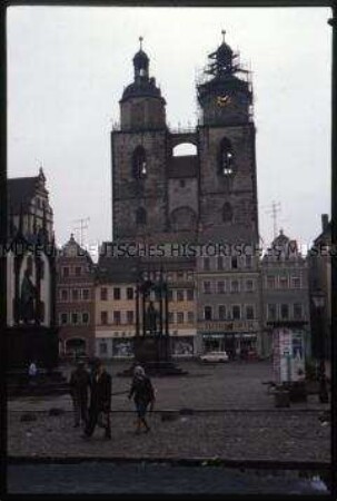Lutherstadt Wittenberg, Markt mit Stadtkirche
